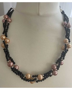 Acelina - Dreireihige Halskette